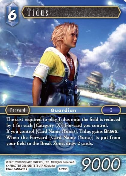 Tidus (Starter), Opus I 1-213S
