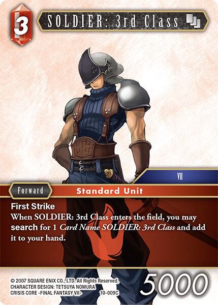 SOLDIER: 3rd Class, Opus X 10-009C
