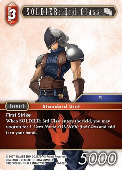 SOLDIER: 3rd Class, Opus X 10-009C