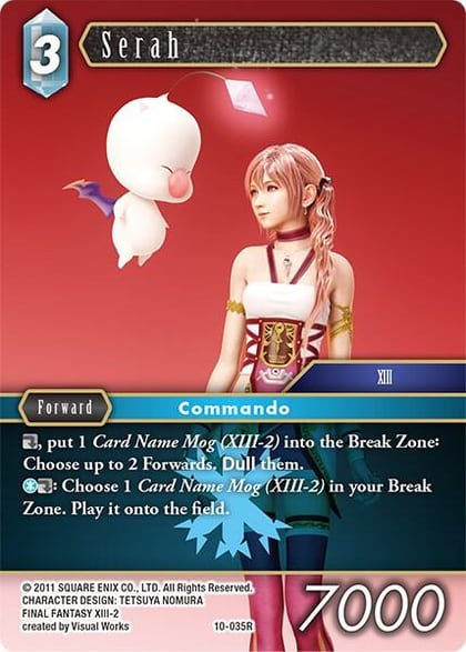 Serah, Opus X 10-035R