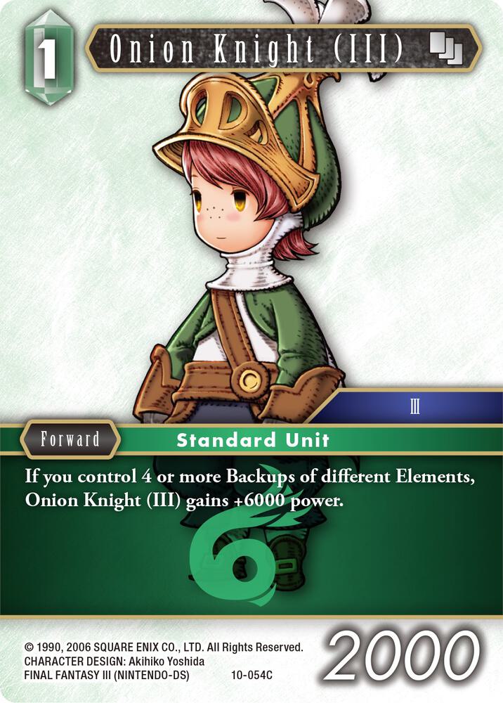 Onion Knight (III) - 10-054C (Arc), Opus X 10-054C