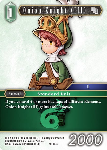 Onion Knight (III) - 10-054C (Arc), Opus X 10-054C