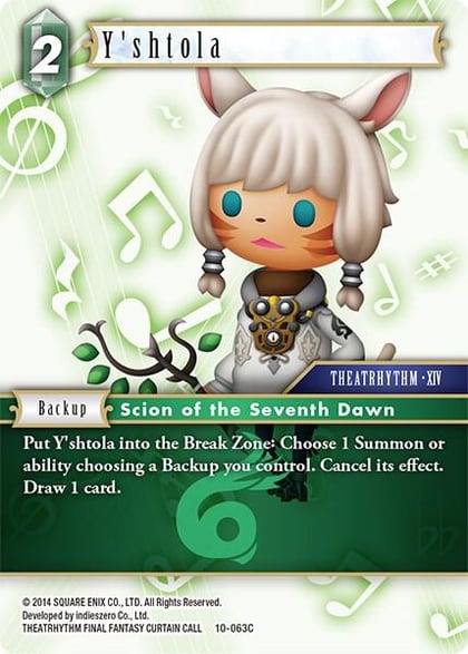 Y'shtola, Opus X 10-063C