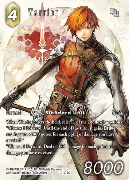 Warrior (Full Art), Opus X 10-075C