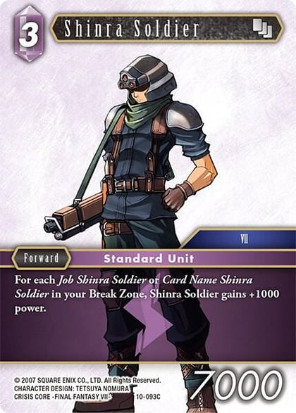 Shinra Soldier, Opus X 10-093C