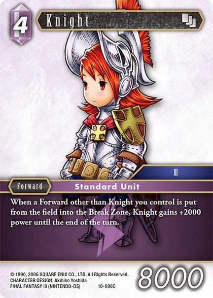 Knight (Refia), Opus X 10-096C