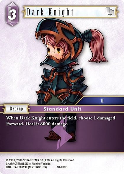 Dark Knight (Arc), Opus X 10-099C