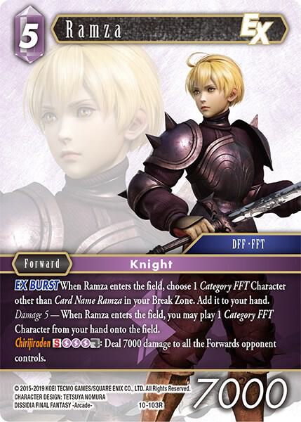 Ramza EX, Opus X 10-103R