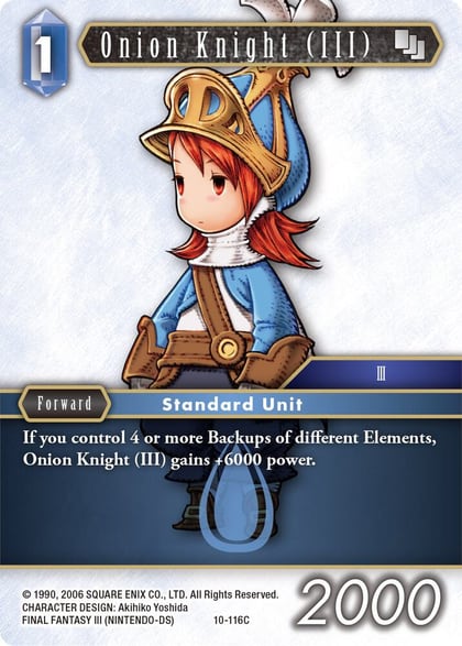 Onion Knight (III) - 10-116C (Refia), Opus X 10-116C