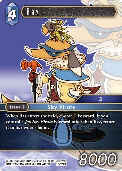 Raz, Opus X 10-124C