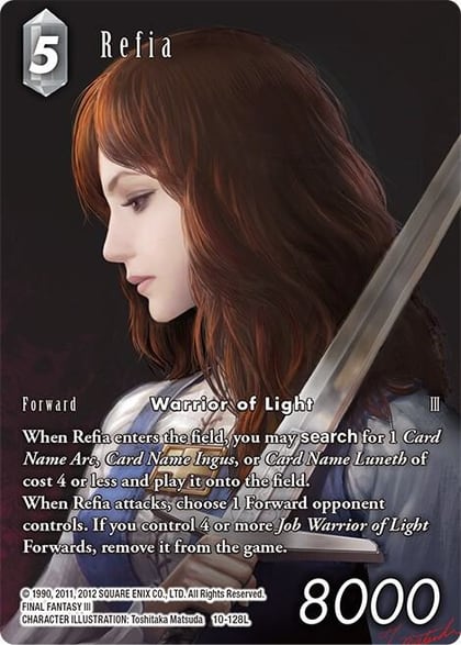 Refia (Full Art), Opus X 10-128L