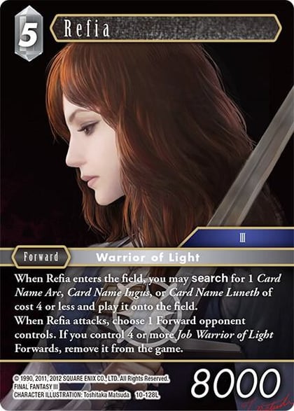 Refia, Opus X 10-128L