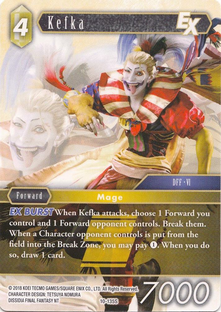 Kefka EX (Starter), Opus X 10-135S