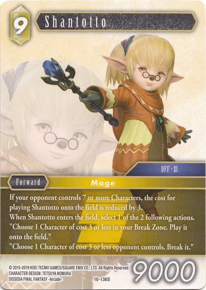 Shantotto (Starter), Opus X 10-136S