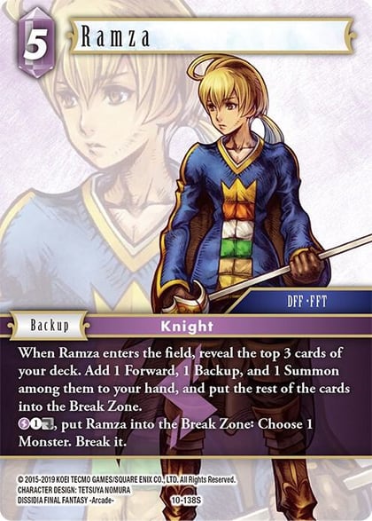 Ramza (Starter), Opus X 10-138S
