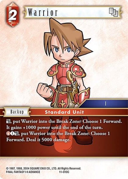 Warrior, Opus XI 11-010C