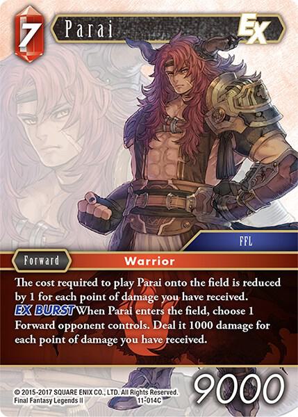 Parai EX, Opus XI 11-014C