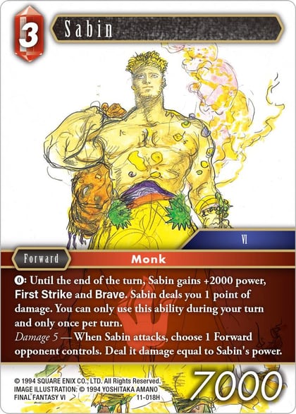Sabin, Opus XI 11-018H