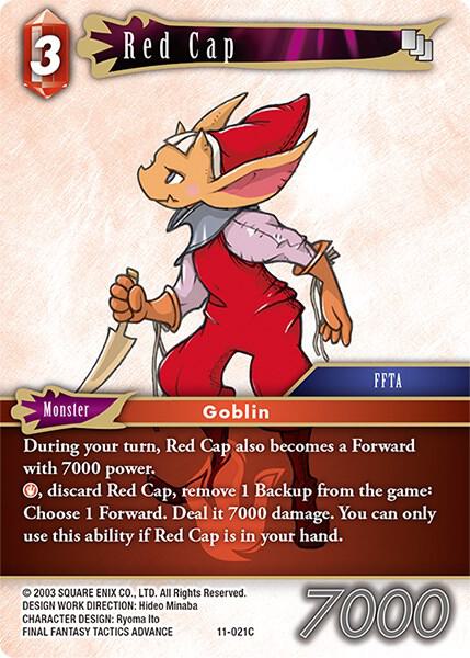 Red Cap, Opus XI 11-021C