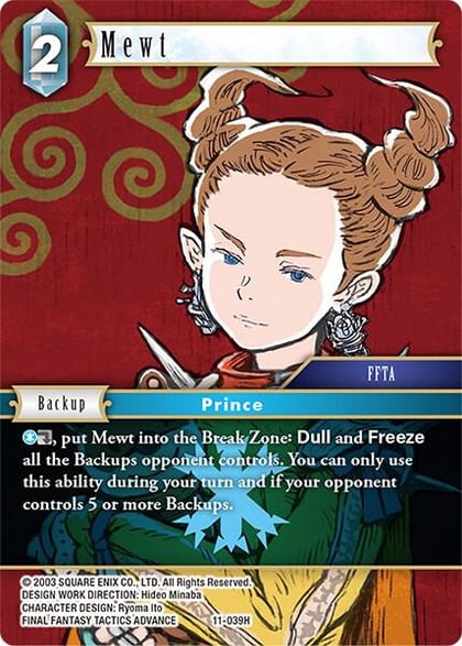 Mewt, Opus XI 11-039H