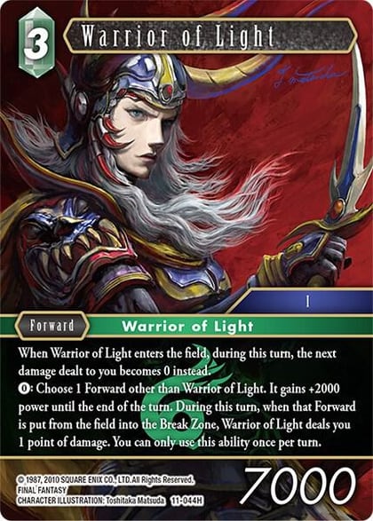 Warrior of Light, Opus XI 11-044H