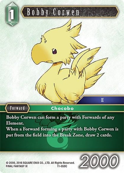 Bobby Corwen, Opus XI 11-059C