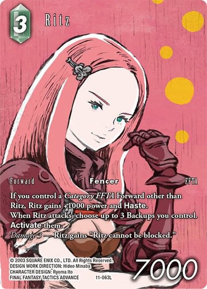 Ritz (Full Art), Opus XI 11-063L