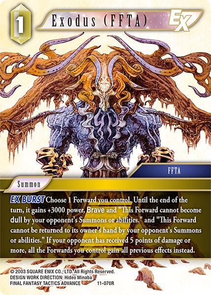 Exodus (FFTA) EX, Opus XI 11-070R
