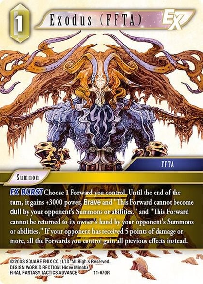 Exodus (FFTA) EX, Opus XI 11-070R