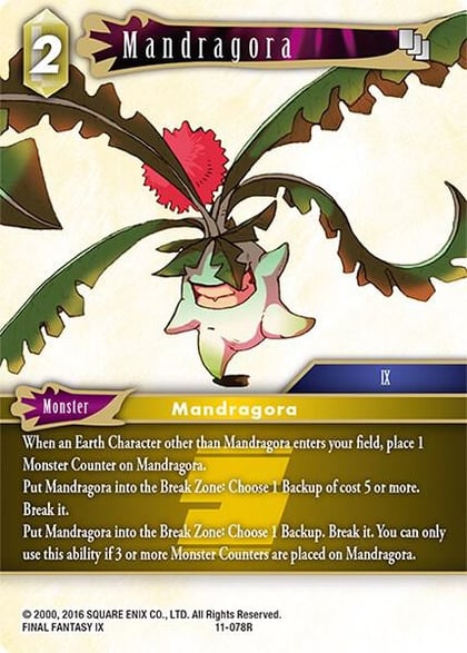 Mandragora, Opus XI 11-078R