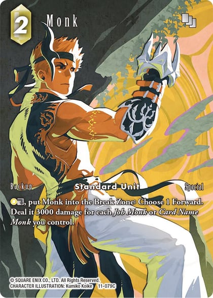 Monk - 11-079C (Full Art), Opus XI 11-079C
