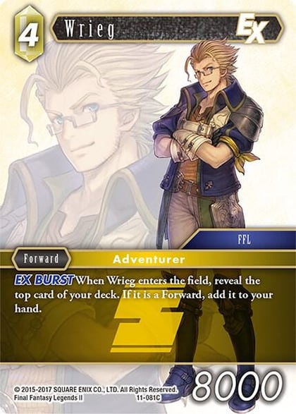 Wrieg EX, Opus XI 11-081C