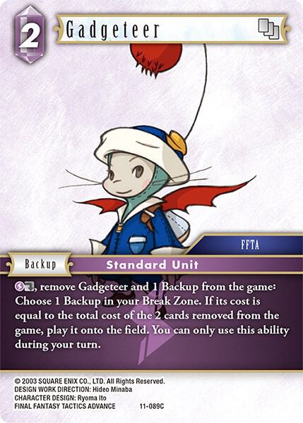 Gadgeteer, Opus XI 11-089C