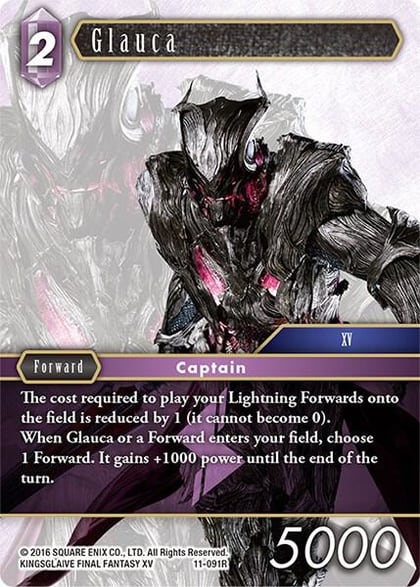 Glauca, Opus XI 11-091R