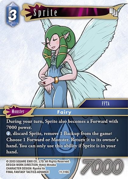 Sprite, Opus XI 11-116C