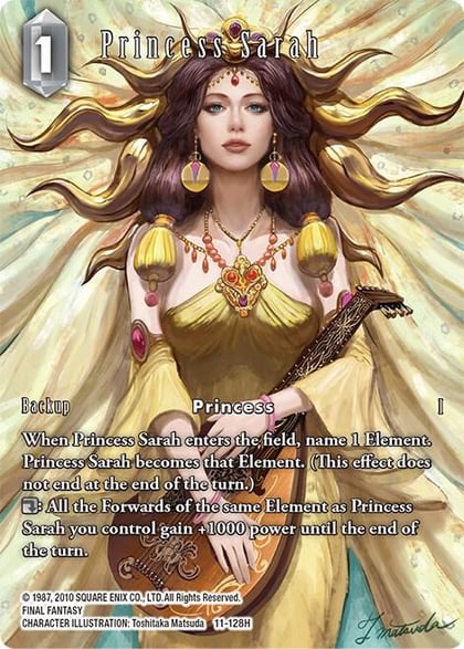 Princess Sarah (Full Art), Opus XI 11-128H