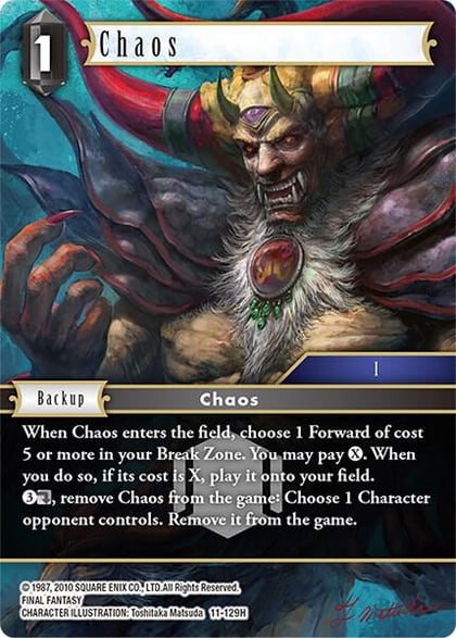 Chaos, Opus XI 11-129H