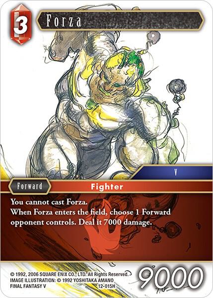 Forza, Opus XII 12-015H