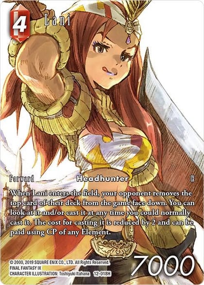 Lani (Full Art), Opus XII 12-018H