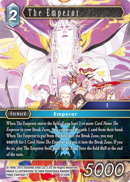 The Emperor, Opus XII 12-029L