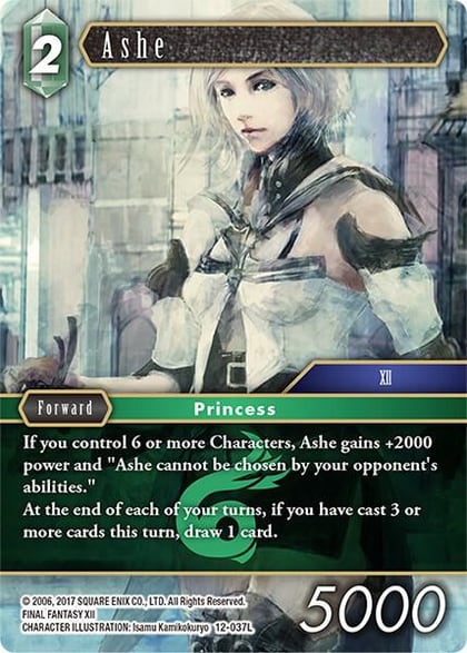 Ashe, Opus XII 12-037L