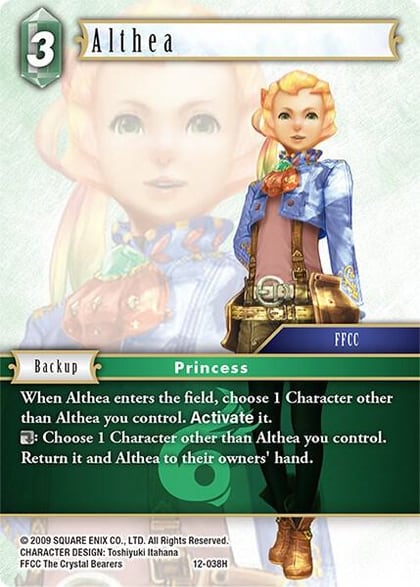 Althea, Opus XII 12-038H