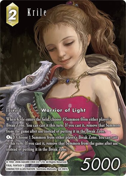 Krile (Full Art), Opus XII 12-061L