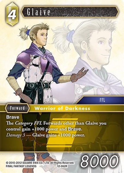 Glaive, Opus XII 12-062R