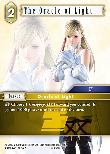 Oracle of Light, Opus XII 12-067R