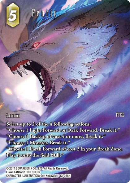 Fenrir (Full Art), Opus XII 12-068H