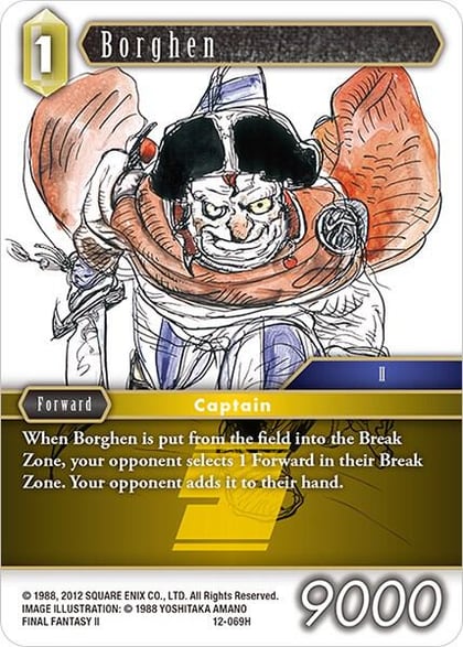 Borghen, Opus XII 12-069H