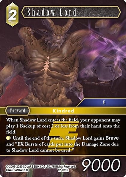 Shadow Lord, Opus XII 12-071R