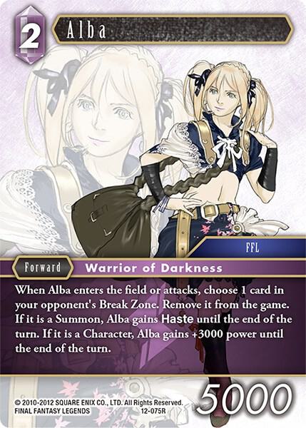 Alba, Opus XII 12-075R