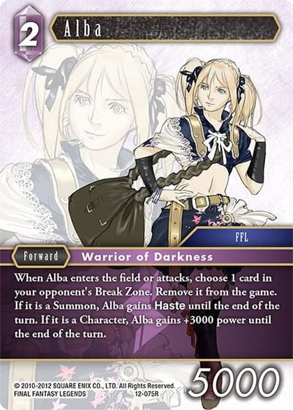 Alba, Opus XII 12-075R